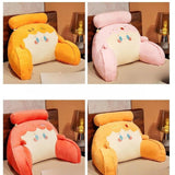 Maxbell Rest Pillow for Sitting up Cartoon Support Pillow for Bed Sofa Red
