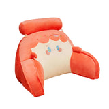 Maxbell Rest Pillow for Sitting up Cartoon Support Pillow for Bed Sofa Red