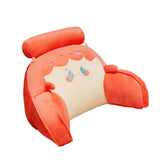 Maxbell Rest Pillow for Sitting up Cartoon Support Pillow for Bed Sofa Red