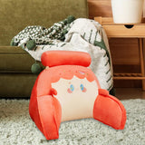 Maxbell Rest Pillow for Sitting up Cartoon Support Pillow for Bed Sofa Red