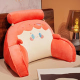 Maxbell Rest Pillow for Sitting up Cartoon Support Pillow for Bed Sofa Red