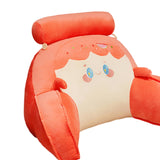 Maxbell Rest Pillow for Sitting up Cartoon Support Pillow for Bed Sofa Red