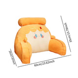 Maxbell Rest Pillow for Sitting up Cartoon Support Pillow for Bed Sofa Yellow