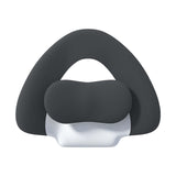 Maxbell Spine-Supporting Back Support Cushion Simple Leg Pillow for Backrest Beds Office Chair dark grey