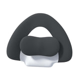 Maxbell Spine-Supporting Back Support Cushion Simple Leg Pillow for Backrest Beds Office Chair dark grey