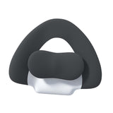 Maxbell Spine-Supporting Back Support Cushion Simple Leg Pillow for Backrest Beds Office Chair dark grey