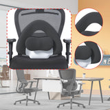 Maxbell Spine-Supporting Back Support Cushion Simple Leg Pillow for Backrest Beds Office Chair dark grey