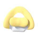 Maxbell Spine-Supporting Back Support Cushion Simple Leg Pillow for Backrest Beds Office Chair yellow