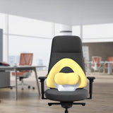 Maxbell Spine-Supporting Back Support Cushion Simple Leg Pillow for Backrest Beds Office Chair yellow