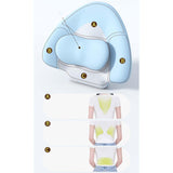 Maxbell Spine-Supporting Back Support Cushion Simple Leg Pillow for Backrest Beds Office Chair blue