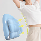 Maxbell Spine-Supporting Back Support Cushion Simple Leg Pillow for Backrest Beds Office Chair blue