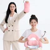 Maxbell Spine-Supporting Back Support Cushion Simple Leg Pillow for Backrest Beds Office Chair blue