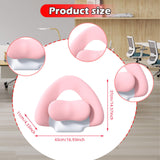 Maxbell Spine-Supporting Back Support Cushion Simple Leg Pillow for Backrest Beds Office Chair Magenta