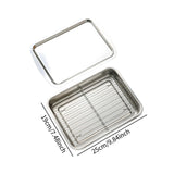 Maxbell Baking Sheet with Rack Rectangle Catering Pan for Buffet Restaurant