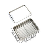Maxbell Baking Sheet with Rack Rectangle Catering Pan for Buffet Restaurant