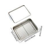 Maxbell Baking Sheet with Rack Rectangle Catering Pan for Buffet Restaurant