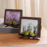 Maxbell Resin Photo Frame Display Women Men Desk Party Home Decor Bird Picture Frame