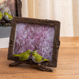 Maxbell Resin Photo Frame Display Women Men Desk Party Home Decor Bird Picture Frame