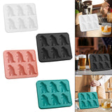 Maxbell Silicone Chilled Cube Maker Funny for Home Kitchen Supplies Beer Iced Coffee White