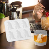 Maxbell Silicone Chilled Cube Maker Funny for Home Kitchen Supplies Beer Iced Coffee White