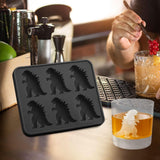 Maxbell Silicone Chilled Cube Maker Funny for Home Kitchen Supplies Beer Iced Coffee Black