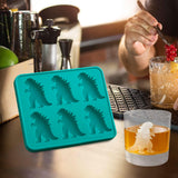 Maxbell Silicone Chilled Cube Maker Funny for Home Kitchen Supplies Beer Iced Coffee Lake Blue