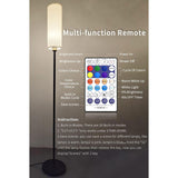 Maxbell Floor Lamp Adjustable Standing Tall Pole RGB for Nursery Bedroom Living Room