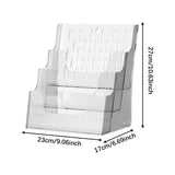 Maxbell Wall File Organizer Modern Mail Organizer for Postcards Sort File Countertop White
