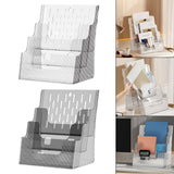Maxbell Wall File Organizer Modern Mail Organizer for Postcards Sort File Countertop White
