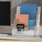 Maxbell Wall File Organizer Modern Mail Organizer for Postcards Sort File Countertop White