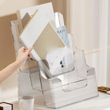 Maxbell Wall File Organizer Modern Mail Organizer for Postcards Sort File Countertop White