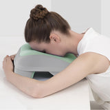 Maxbell Desk Napping Pillow Lunch Break Portable Memory Foam Neck Support for School Green