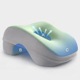 Maxbell Desk Napping Pillow Lunch Break Portable Memory Foam Neck Support for School Green