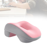 Maxbell Desk Napping Pillow Lunch Break Portable Memory Foam Neck Support for School Pink