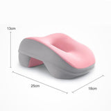Maxbell Desk Napping Pillow Lunch Break Portable Memory Foam Neck Support for School Pink