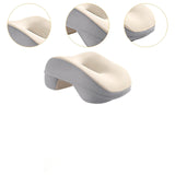 Maxbell Desk Napping Pillow Lunch Break Portable Memory Foam Neck Support for School Beige