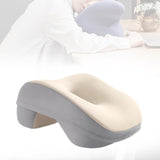 Maxbell Desk Napping Pillow Lunch Break Portable Memory Foam Neck Support for School Beige