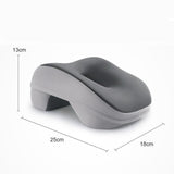 Maxbell Desk Napping Pillow Lunch Break Portable Memory Foam Neck Support for School Gray