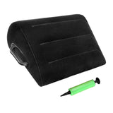 Maxbell Leg Pillow PVC Flocking Lightweight Travel Foot Rest for Leg Lifting Bed Use