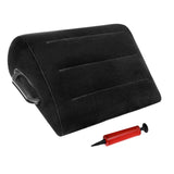 Maxbell Leg Pillow PVC Flocking Lightweight Travel Foot Rest for Leg Lifting Bed Use