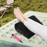 Maxbell Leg Pillow PVC Flocking Lightweight Travel Foot Rest for Leg Lifting Bed Use