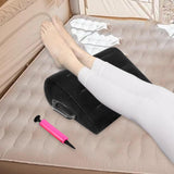 Maxbell Leg Pillow PVC Flocking Lightweight Travel Foot Rest for Leg Lifting Bed Use