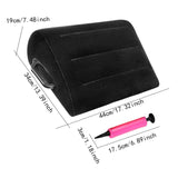 Maxbell Leg Pillow PVC Flocking Lightweight Travel Foot Rest for Leg Lifting Bed Use