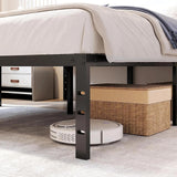 Maxbell Metal Bed Frame with Screws Under Bed Storage Universal Low Noise Heavy Duty