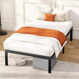 Maxbell Metal Bed Frame with Screws Under Bed Storage Universal Low Noise Heavy Duty