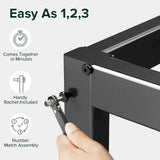 Maxbell Metal Bed Frame with Screws Under Bed Storage Universal Low Noise Heavy Duty