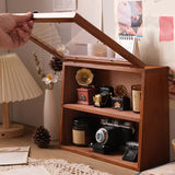 Maxbell Figurine Display Case Container Toy Showcase for Action Figure Small Objects