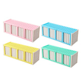 Maxbell Trading Card Storage Box Fashion Collectible Card Bin for Tabletop Gift Home Yellow