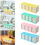 Maxbell Trading Card Storage Box Fashion Collectible Card Bin for Tabletop Gift Home Yellow