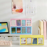 Maxbell Trading Card Storage Box Fashion Collectible Card Bin for Tabletop Gift Home Yellow